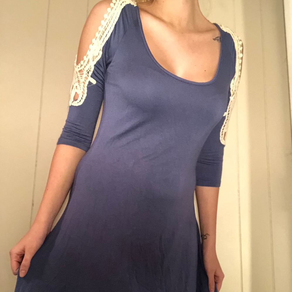 Blue dress